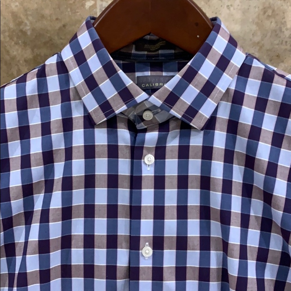 Nordstrom Calibrate 16.5 32/33 Trim Fit Non Iron